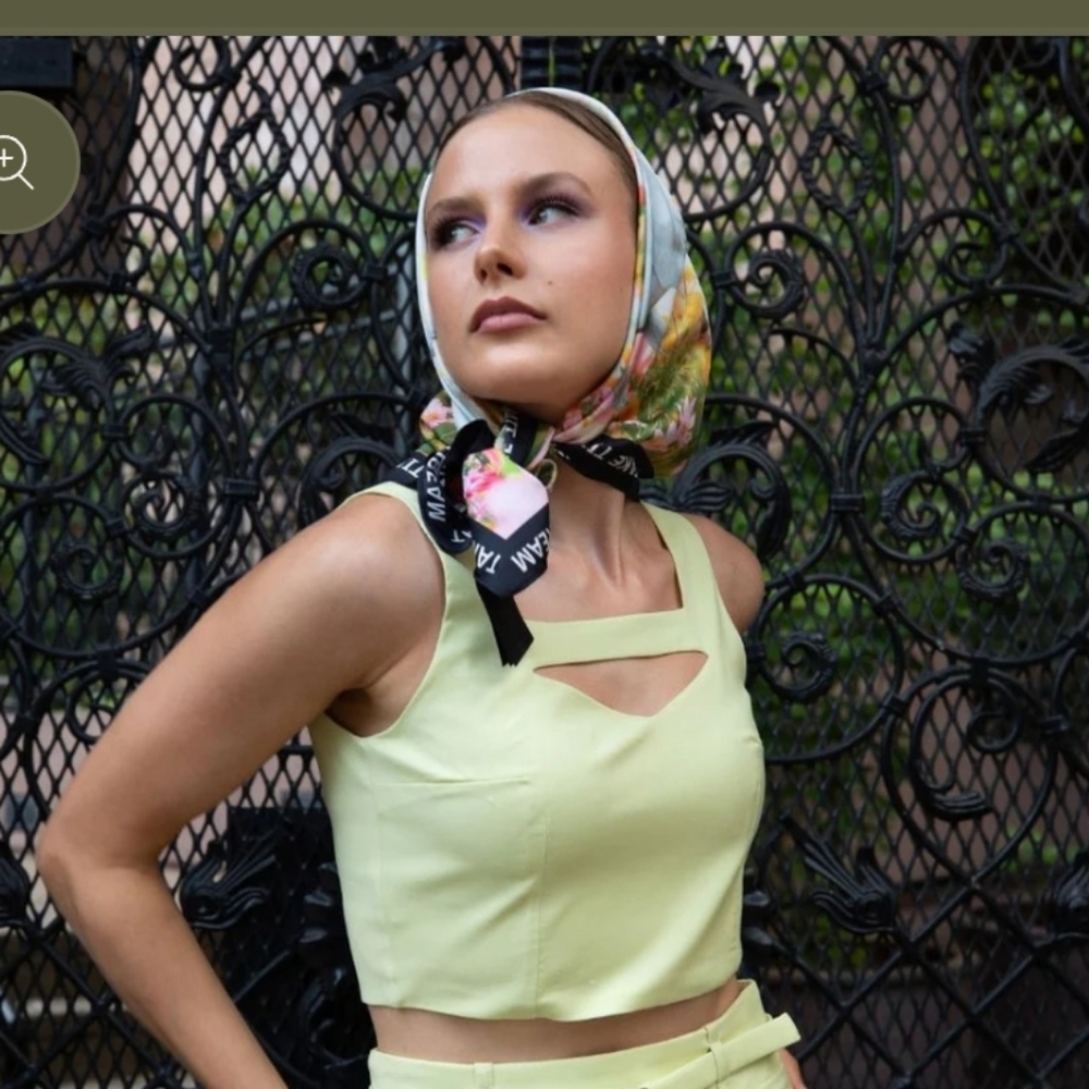 Stylish Women's Lime Crop Top